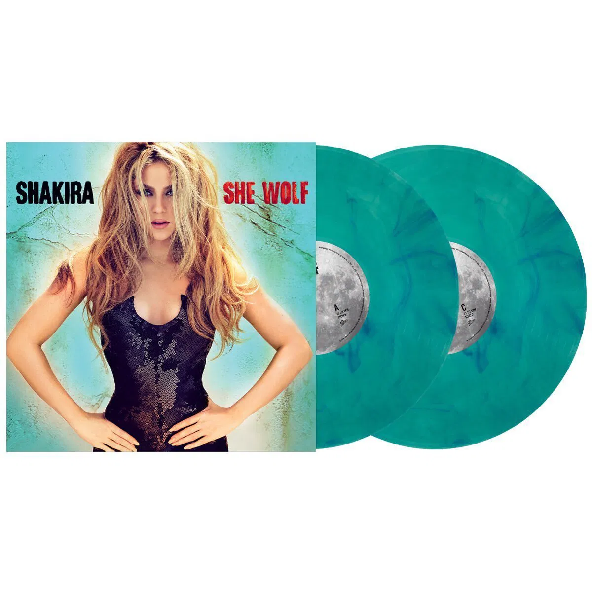 Vinyl Shakira - She Wolf (Sea Glass Vinyl)