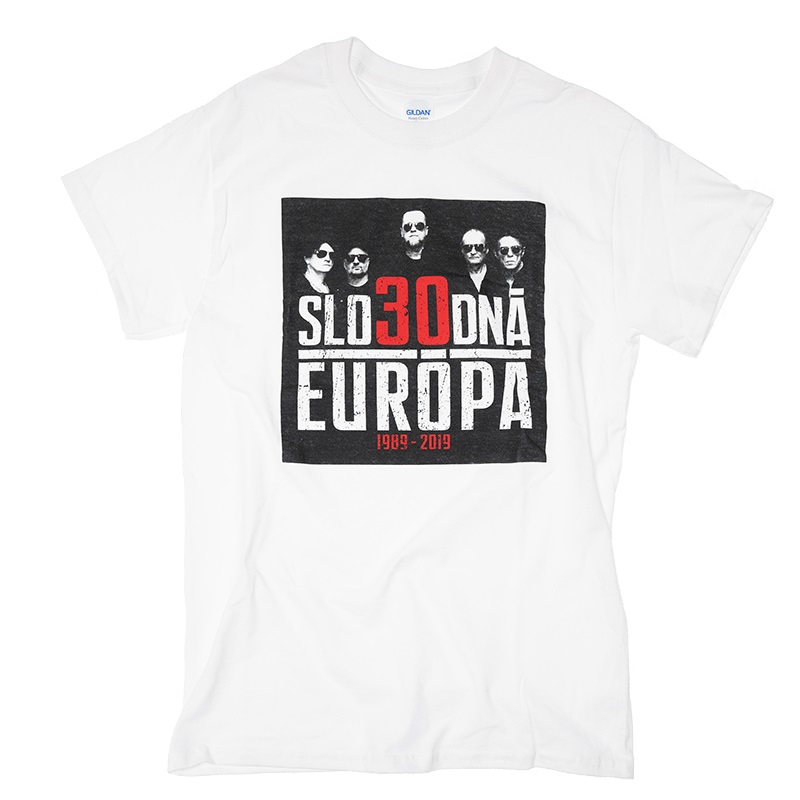Tričko Slobodná Európa - 30 rokov Fotka, Muž,Biela,S