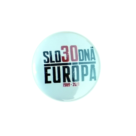 Odznak Slobodná Európa - 30 rokov, Biela
