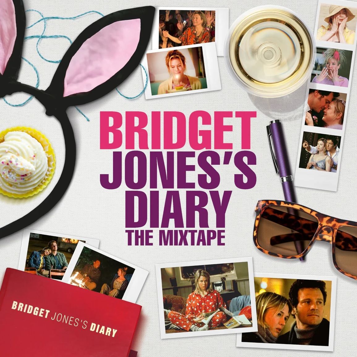 Vinyl Soundtrack - Bridget Jones's Diary: The Mixtape (Fuchsia & Purple Vinyl)