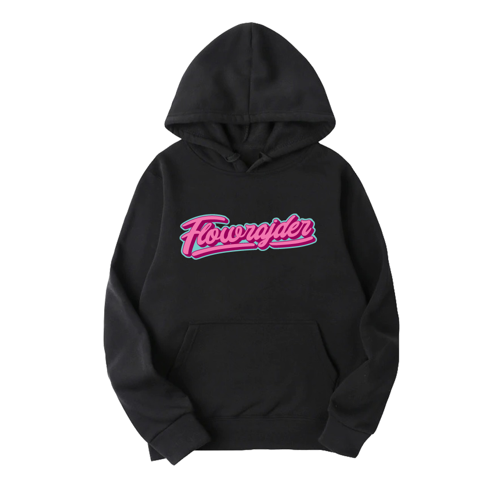 Mikina Strapo - Flowrajder Pink, Unisex,Black,3XL