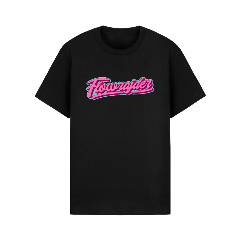 Tričko Strapo - Flowrajder Pink, Unisex,Čierna,3XL