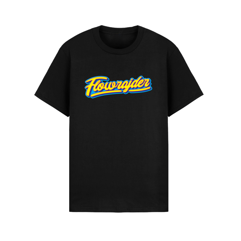 Tričko Strapo - Flowrajder Yellow, Unisex,Čierna,3XL