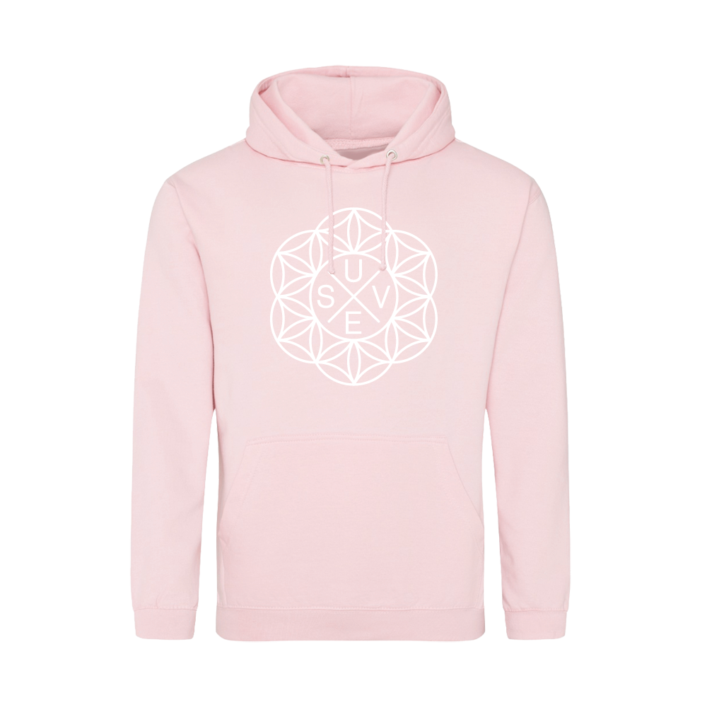 Mikina Suvereno - Kvet, Unisex,Ružová,XS