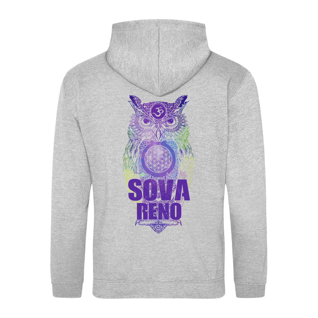 Mikina Suvereno - Sovareno, Unisex,Šedá,3XL