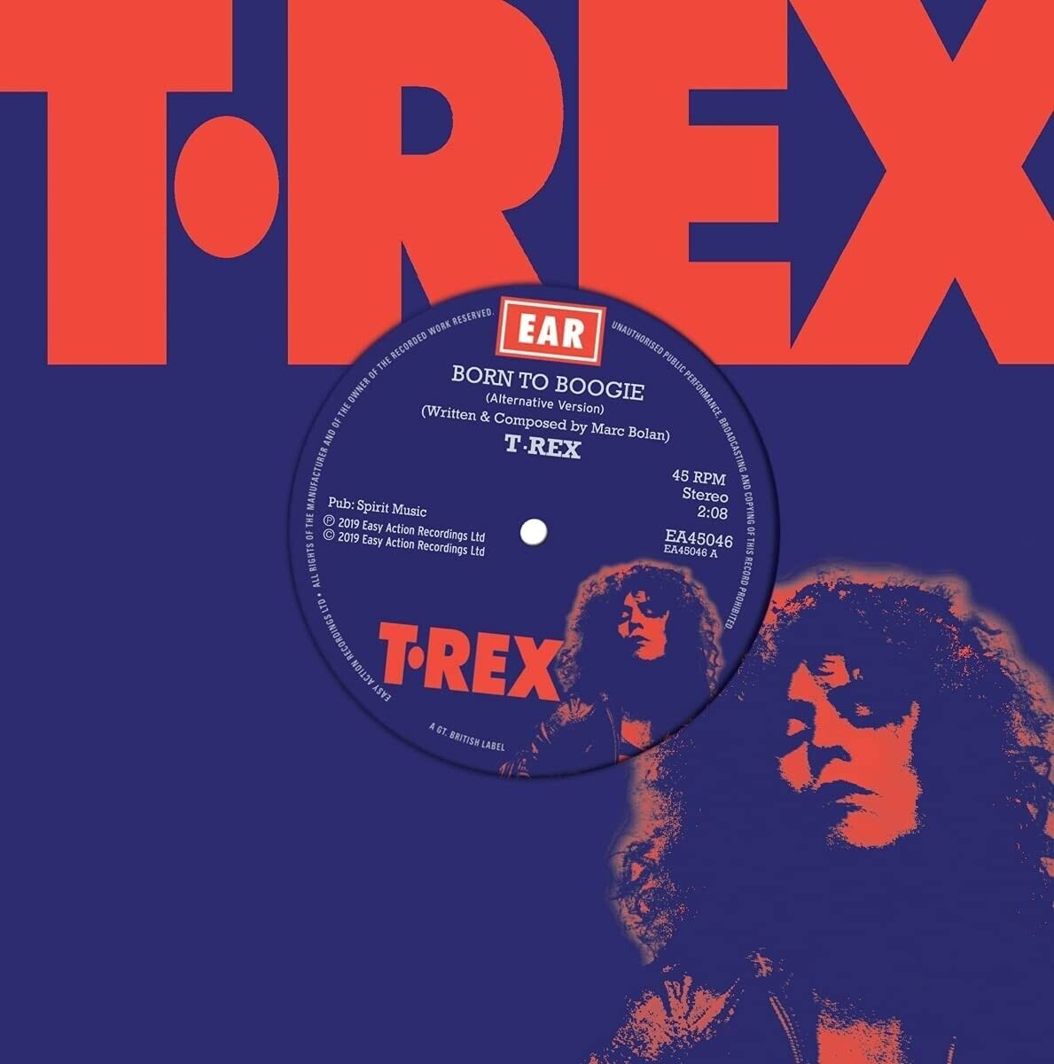 Vinyl T. Rex - Born To Boogie (7" Blue Vinyl)