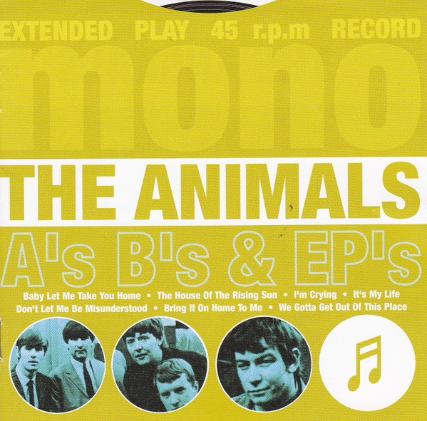 CD The Animals - A's B's & EP's
