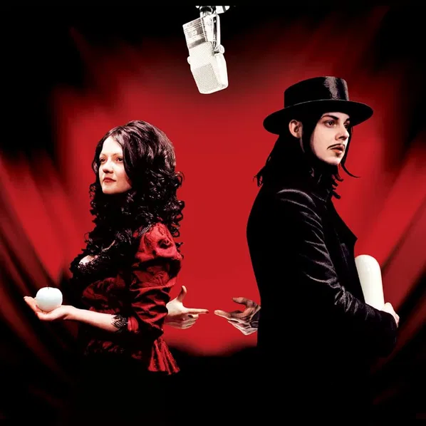 Vinyl The White Stripes - Get Behind Me Satan (20th Anniversary Edition) (Deep Red & Black Smoke Vinyl)