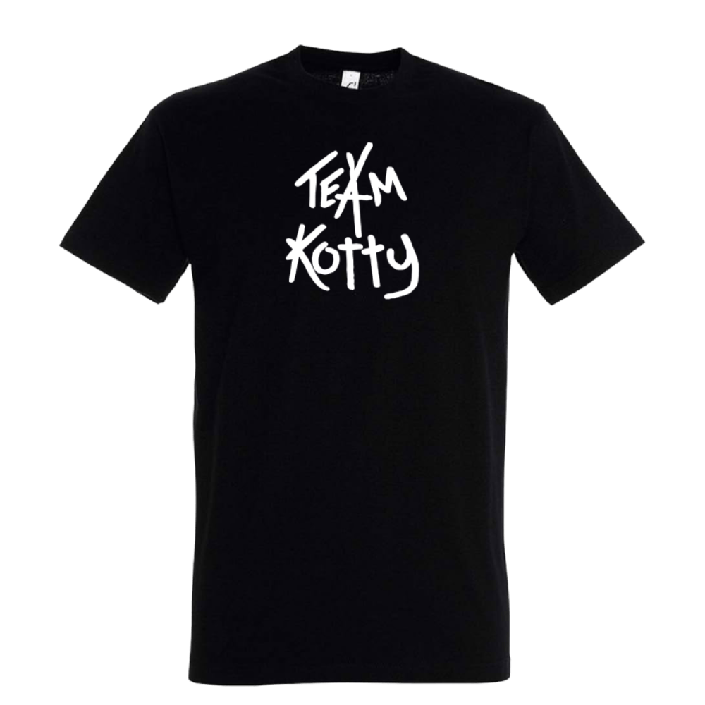 Tričko Tomy Kotty - Team Kotty - Edícia Rodina, Unisex,Čierna,XL