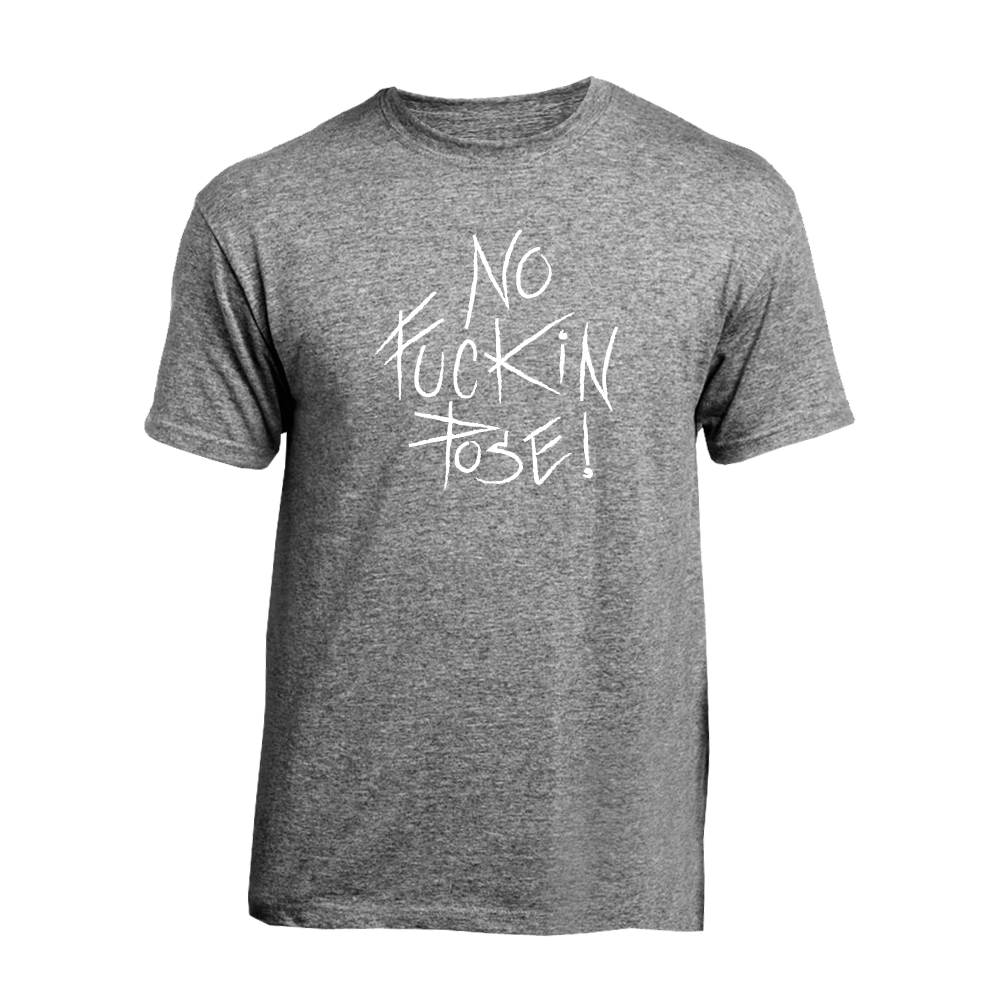 Tričko Tomy Kotty - No Fuckin Pose, Muž,Šedá,3XL