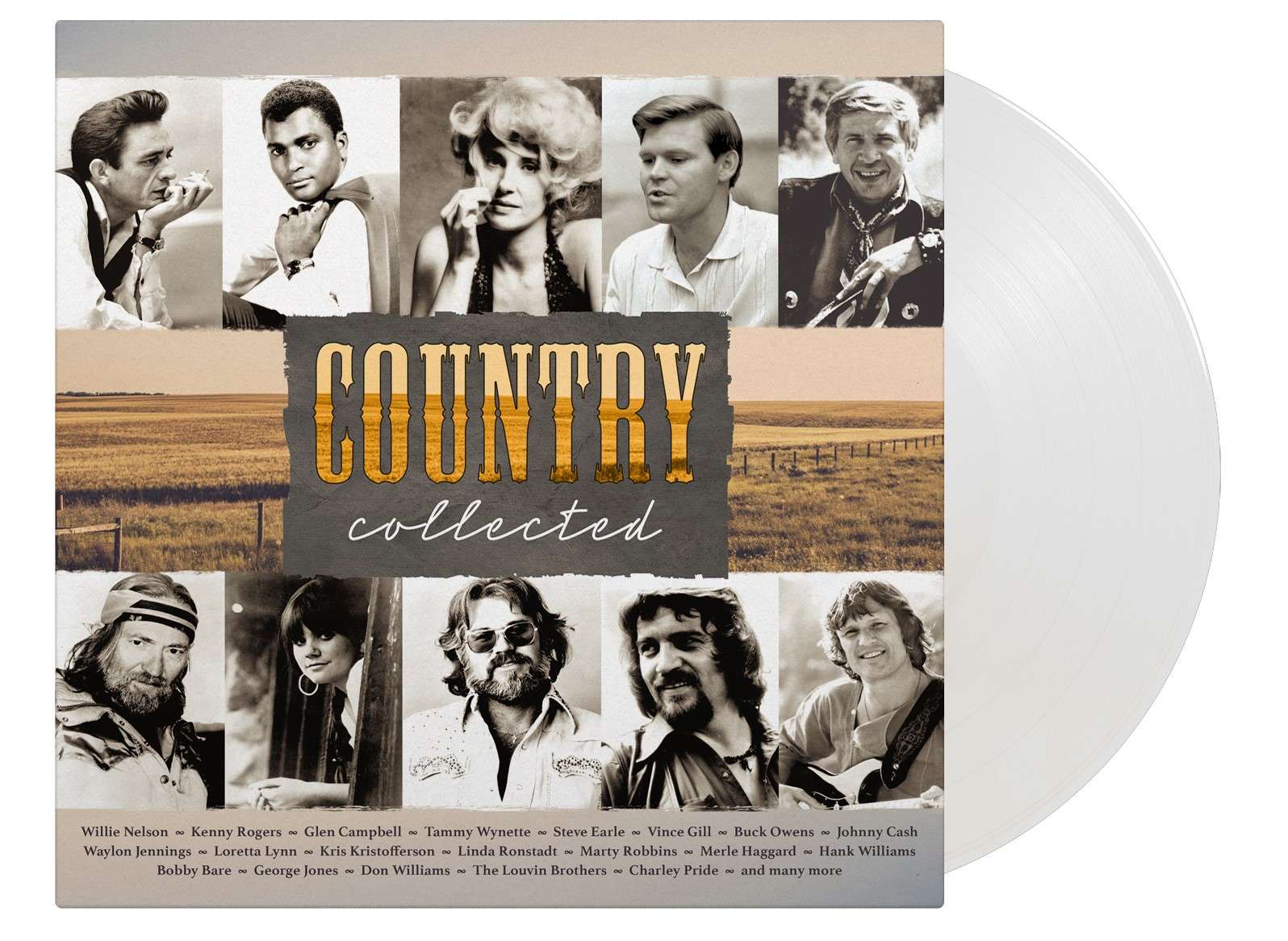 Vinyl Výberovka - Country Collected (Transparent Vinyl)