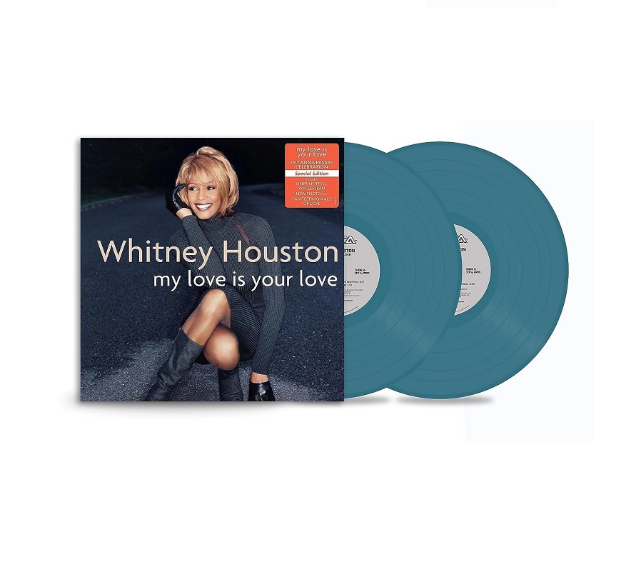 Vinyl Whitney Houston - My Love Is Your Love (25th Anniversary Special Edition) (Blue Marbled Vinyl)