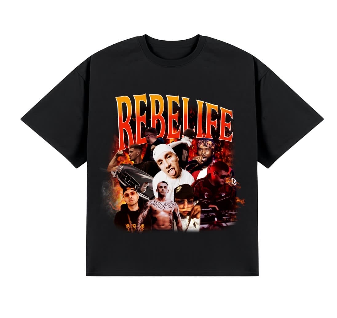Tričko Yaya Rebel - Rebelife, Muž,Čierna,XXL