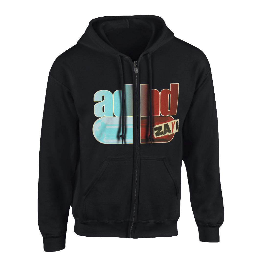 Zipper Zayo - ADHD, Unisex,Čierna,XXL